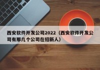 西安软件开发公司2022（西安软件开发公司有那几个公司在招新人）